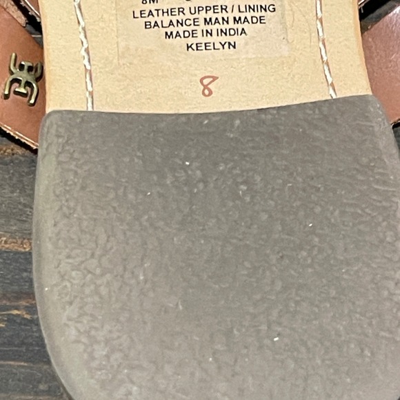 Sam Edelman Keely Woven Mule Slides Women's Size 8 Brown Leather - Picture 13 of 15